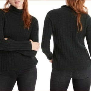 NWT - Madewell Ribbed Wool Turtleneck Sweater